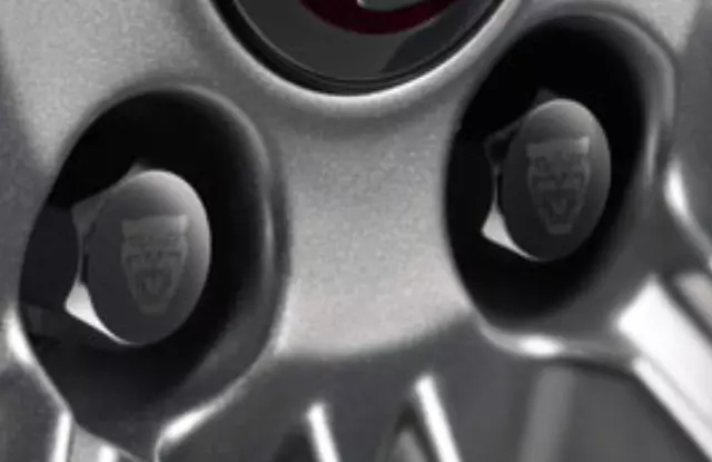 Growler Etched Lug Nuts - Chrome - Jaguar (C2D20072)