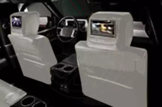 VBA8Z10E947AA - Electronics: DVD System, Cloth Headrest for Ford: Flex Image