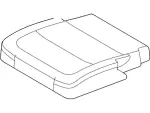 DA8Z7463804NA - Body: Seat Cover for Ford: Flex Image