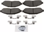 DA06MEA02PNW - Brakes: Value Advantageâ„¢ PAD KIT-FRONT for Nissan: Frontier, LEAF, NV200, Pathfinder, Xterra Image