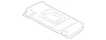 20381016108G77 - Body: Sun-visor for Mercedes-Benz Image