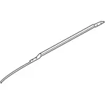 8A8Z7455115EB - Body: Rail for Ford: Flex Image