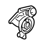 F8ZZ6881AA - Engine: Support for Ford: Mustang Image