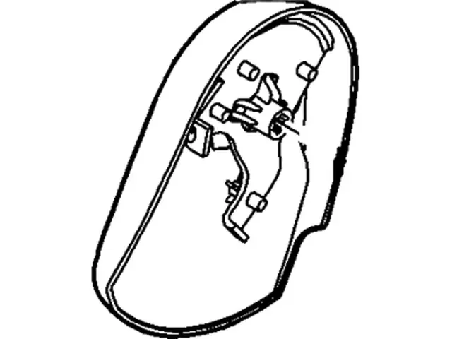 BE8Z5461198AA - Body: Adjust Handle for Ford Image