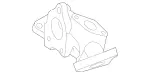 6421420109 - : Exhaust Gas Collector Pipe for Mercedes-Benz Image