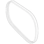 39934796 - : V-Ribbed Belt for Mercedes-Benz: CL63 AMG, CLS63 AMG, CLS63 AMG S, E63 AMG, E63 AMG S, GL63 AMG, GLE63 AMG, GLE63 AMG S, GLS63 AMG, ML63 AMG, S63 AMG, SL63 AMG Image