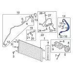 LC3Z19867B - : Suction Line for Ford: F-250 Super Duty, F-350 Super Duty, F-450 Super Duty, F-550 Super Duty Image