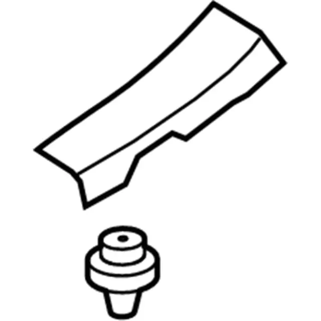 BE8Z5413229AA - Body: Rear Sill Plate for Ford Image