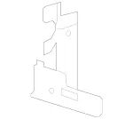 2056207900 - Front-End Assembly, Front Panel: Strut for Mercedes-Benz: C350e, C400, C43 AMG, C450 AMG, C63 AMG, C63 AMG S Image