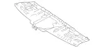 19069050009G26 - Body: Header Trim for Mercedes-Benz Image
