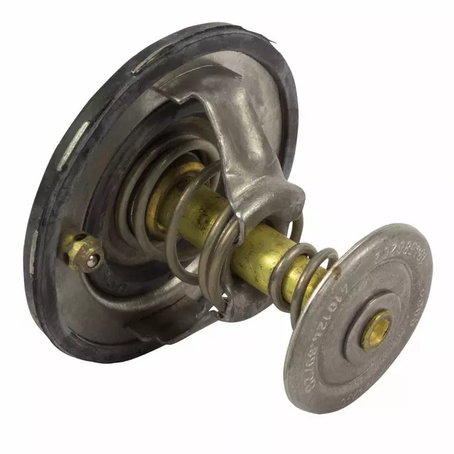 F6TZ8575EA - Cooling System: 1996-2003 Ford - Engine Coolant Thermostat for Ford: E-350 Club Wagon, E-350 Econoline, E-350 Econoline Club Wagon, E-350 Super Duty, E-450 Econoline Super Duty, E-450 Super Duty, E-550 Econoline Super Duty, E-550 Super Duty, Econoline Super Duty, Excursion, F-250, F-250 HD, F-250 Super Duty, F-350, F-350 Super Duty, F-450 Super Duty, F-550 Super Duty, F-Super Duty Image