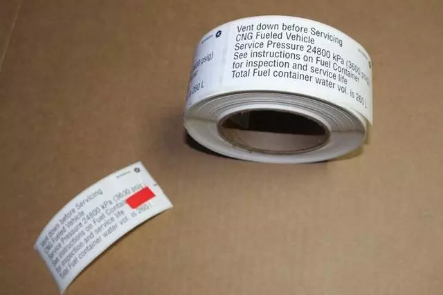 Cng Label - Mopar (68165860AA)