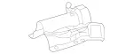 2044701247 - : Fuel Tank Assembly Shield for Mercedes-Benz Image