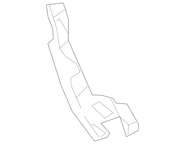 2388858500 - Attachment Parts: Reinforcement for Mercedes-Benz: E400, E450, E53 AMG Image image