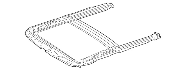 1647800100 - Body: Sunroof Frame for Mercedes-Benz Image
