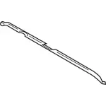 GD9Z16B990B - Body: Front Weather-strip for Lincoln: Continental Image