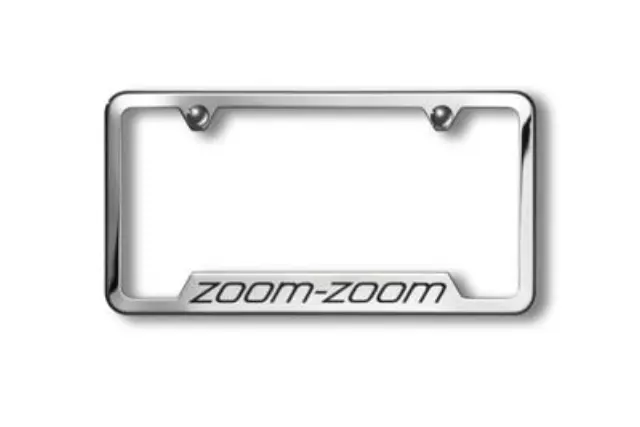 License Plate Frame, With Zoom-Zoom Logo - Mazda (0000-83-Z12)