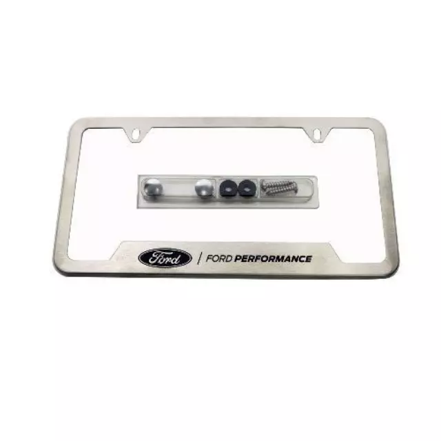 M1828SS304C - : FP LICENSE PLATE FRAME-BRUSHED SS for Ford: Bronco Image