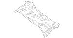 2466100461 - Substructure: Rear-End Floor for Mercedes-Benz: CLA250, GLA250 Image