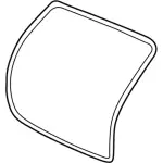 5S4Z7443720AA - Body: Weatherstrip for Ford Image image