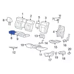 7L3Z1862900CB - Body: Seat Cover for Ford: F-150 Image