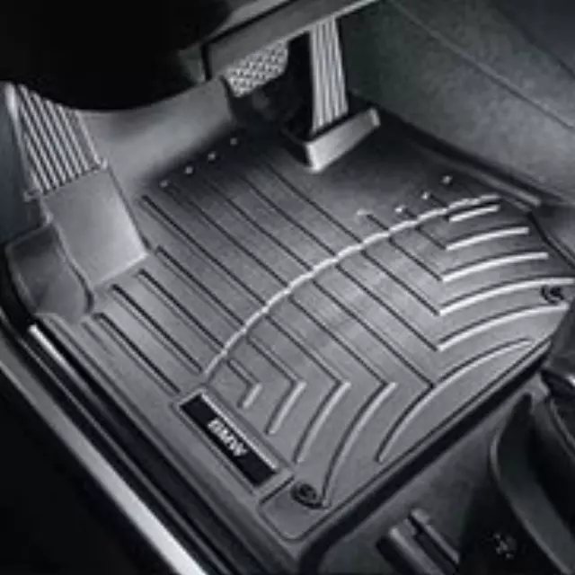 82112285519 - : All Weather Floor Liners - 3rd Row - Black for BMW: X5 Image