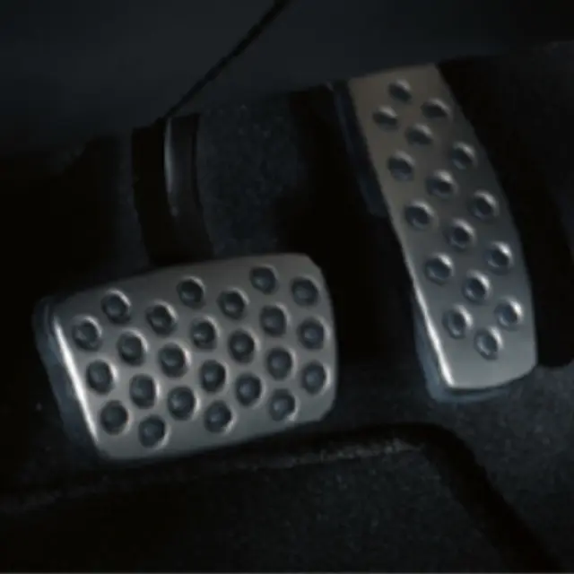 Genuine Holden Sports Pedal Set – Silver Aluminum/Rubber – Fits Chevrolet (19212762)