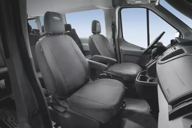 VFK4Z16600D20AC - Interior: Kit Front Seat Cover for Ford: Transit-150, Transit-250, Transit-350, Transit-350 HD Image