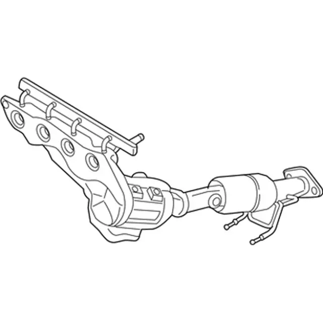 HS7Z5G232A - Exhaust: Exhaust Manifold for Ford: Fusion, Police Responder Hybrid, SSV Plug-In Hybrid | Lincoln: MKZ Image