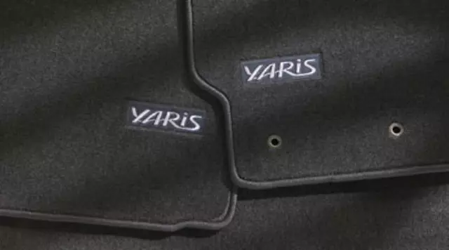 PT2065210110 - Interior: 2007-2011 Toyota Yaris - Yaris Sedan Floor Mats Dark Charcoal for Toyota: Yaris Image