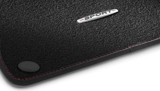 11768082003D16 - : Velour Floor Mats Sportiv, Set, 4-Piece for Mercedes-Benz Image