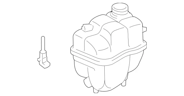 2115000049 - Cooling System: Expansion Tank for Mercedes-Benz Image