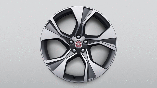 T2R43122 - : Alloy Wheel, 20 Inch Style 5102, 5 Spoke for Jaguar: F-Type Image