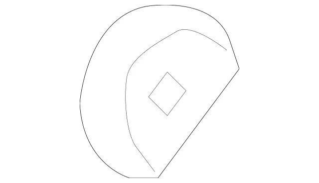 2309880042 - Covering and Lining: Closure for Mercedes-Benz: SL500, SL55 AMG, SL550, SL600, SL63 AMG, SL65 AMG, SLK280, SLK300 Image image