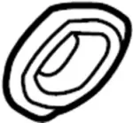 828401CA0A - Body: Door Shell Lock Cover for INFINITI: FX35, FX37, FX50, M35h, M37, M56, Q70, Q70L, QX70 Image