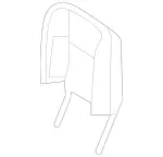 2519060000 - Electrical System: Screen for Mercedes-Benz: GL320, GL550, ML320, ML350, ML450, ML500, ML550, ML63 AMG, R320, R350, R500 Image