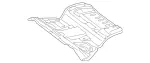 2076100561 - Substructure: Floor Panel for Mercedes-Benz: E550 Image