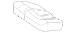 16492015467G55 - Body: Seat Cover for Mercedes-Benz Image