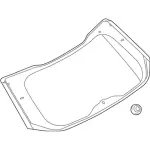 HT4Z5842006D - : Lift-Gate Glass for Ford Image