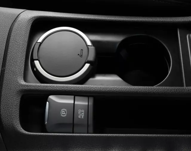 A5H78AP000RY - Interior: 2018-2023 Hyundai Ash / Coin Cup Holder Insert for Hyundai: Accent, Elantra, Ioniq 6, Kona, Kona Electric Image