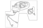 1188101003 - : Mirror Assembly - Right for Mercedes-Benz Image