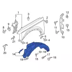 M2DZ16102A - : Fender Liner for Ford: Bronco Image