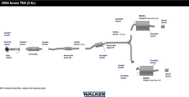31556 - Gaskets: Exhaust Pipe Flange Gasket for Walker Exhaust Image
