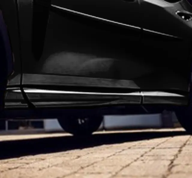 815078800C0 - Exterior: Body Kit - Fender - Lower Rocker - Black for Lexus: NX250, NX350, NX350h, NX450h+ Image