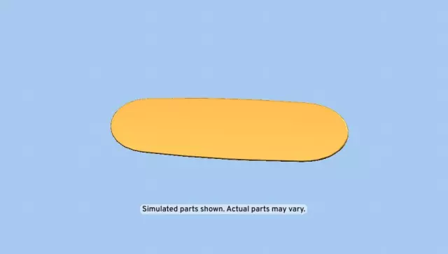 15278048 - Body: Upper Center Pillar Trim Hole Cover for Chevrolet: Silverado 1500, Silverado 2500 HD, Silverado 3500 HD, Suburban 1500, Suburban 2500, Tahoe | GMC: Sierra 1500, Sierra 2500 HD, Sierra 3500 HD, Yukon, Yukon XL 1500, Yukon XL 2500 Image