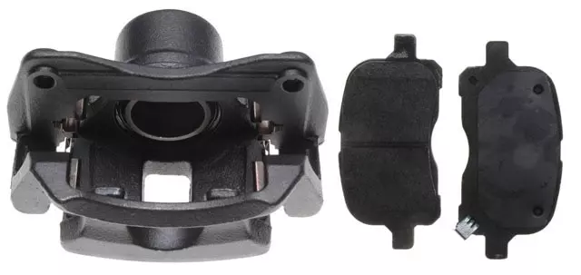88916767 - : Front Passenger Side Disc Brake Caliper Assembly with Organic Pads (Loaded Non-Coated), Remanufactured for GM Image