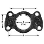 9054 - : Exhaust Pipe Flange Gasket for AP Exhaust Image