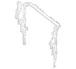 2125050000 - Radiator: Air Ducting for Radiator for Mercedes-Benz Image