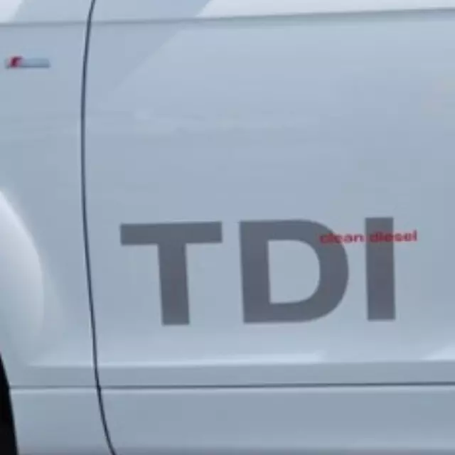 Tdi Clean Diesel Door Decal - Audi (ZAW-092-594-186)