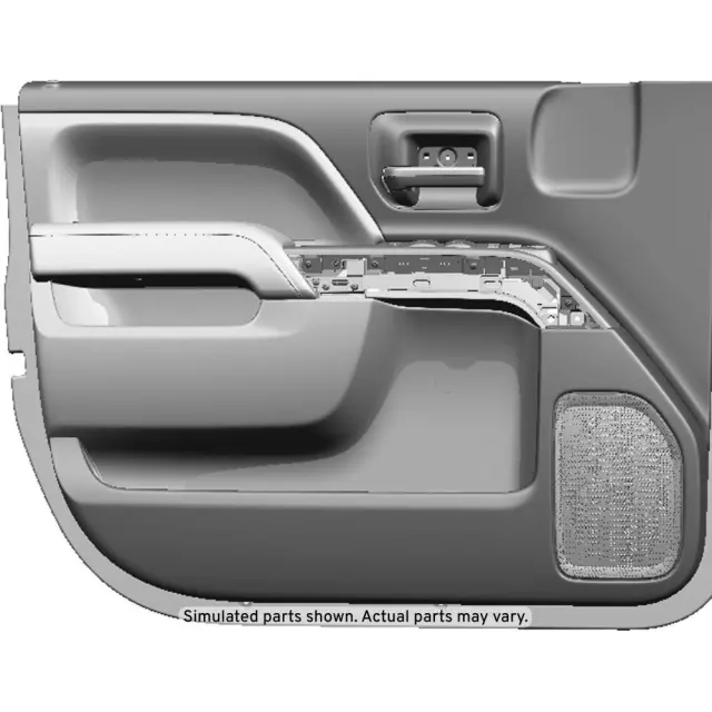84674515 - Body: Door Trim Panel for Chevrolet: Silverado 1500, Silverado 2500 HD, Silverado 3500 HD | GMC: Sierra 1500, Sierra 2500 HD, Sierra 3500 HD Image